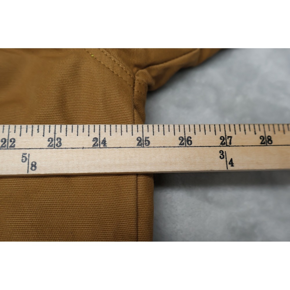 Dickies Jacket Mens XL Brown Canvas Quilted Lining Rugged Durable Winter Utility - Picture 13 of 15
